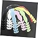 VALICLUD 15pcs Adjustable Silicone Mask Rope Extension Buckles for Ear Protection Compatible with All Ear Band Masks Durable Non Slip Design Random Colors Random Color