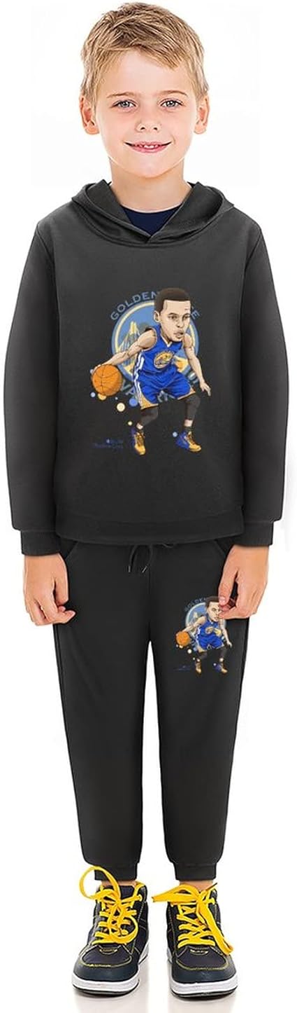 Amazon Co Jp ステファン カリー 子供 ジャージ 上下セット 子供服 トレーナー 長ズボン 2点セット スポーツウェア ジュニア ガールス 長袖 パーカー ロングパンツ スウェット セットアップ 帽子付き おしゃれ 春秋 部屋着 ルームウェア セット人気 誕生日 プレゼント