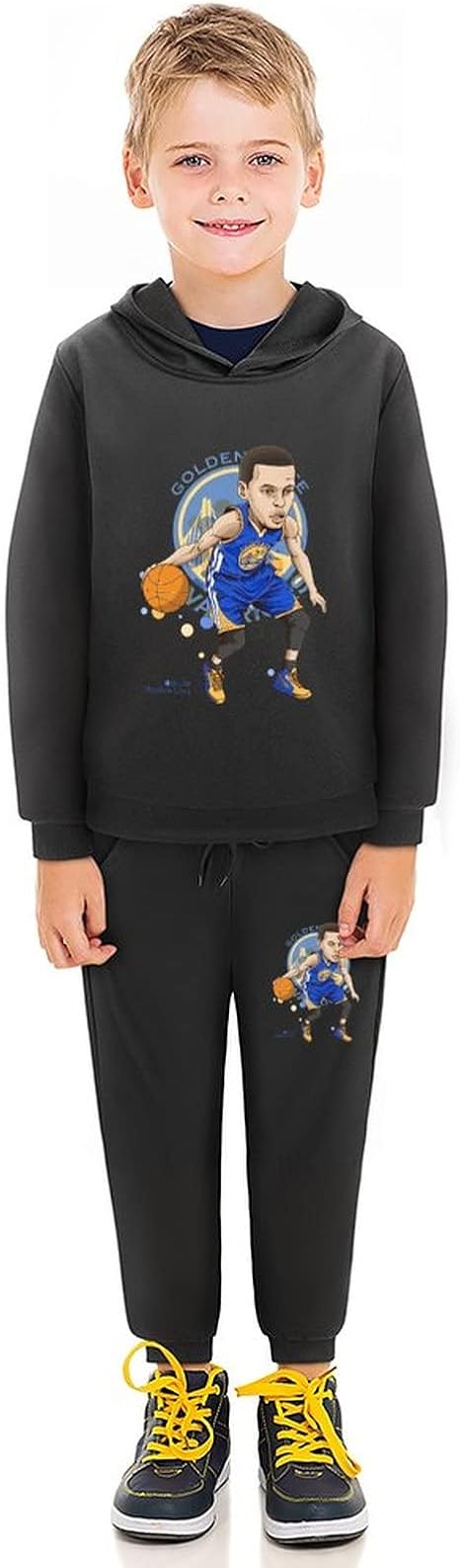 Amazon Co Jp ステファン カリー 子供 ジャージ 上下セット 子供服 トレーナー 長ズボン 2点セット スポーツウェア ジュニア ガールス 長袖 パーカー ロングパンツ スウェット セットアップ 帽子付き おしゃれ 春秋 部屋着 ルームウェア セット人気 誕生日 プレゼント