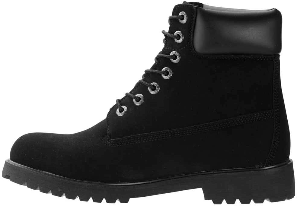Lugz Mens Convoy Fleece Wr Lace Up Casual Boots Ankle - Black 6.5 Black