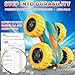 Car Toys for Ages 3-5 Boys, Push and Go Monster Truck Toys for 3 4 5 Year Old Kids, Double-Sided 360° Flip Stunt Car Baby Toy, Sturdy 4WD Cars Toddler Boy Toy, Christmas Birthday Gifts for Boys Girls