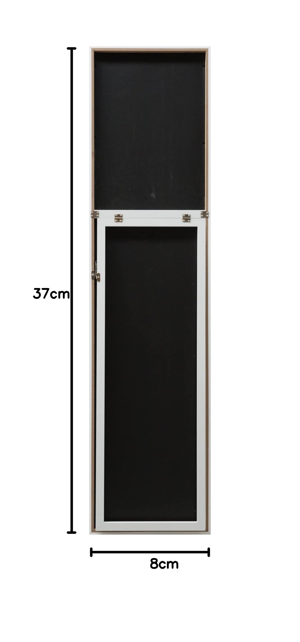 [en.casa] Ganzkörperspiegel Giovinazzo Standspiegel mit Rahmen 150 x 35 cm neigbar Bodenspiegel zum Aufstellen Schlafzimmer rechteckig Flurspiegel Weiß
