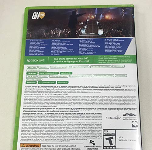 Image of Guitar Hero: Live for Xbox 360 (Game ONLY) (Renewed)