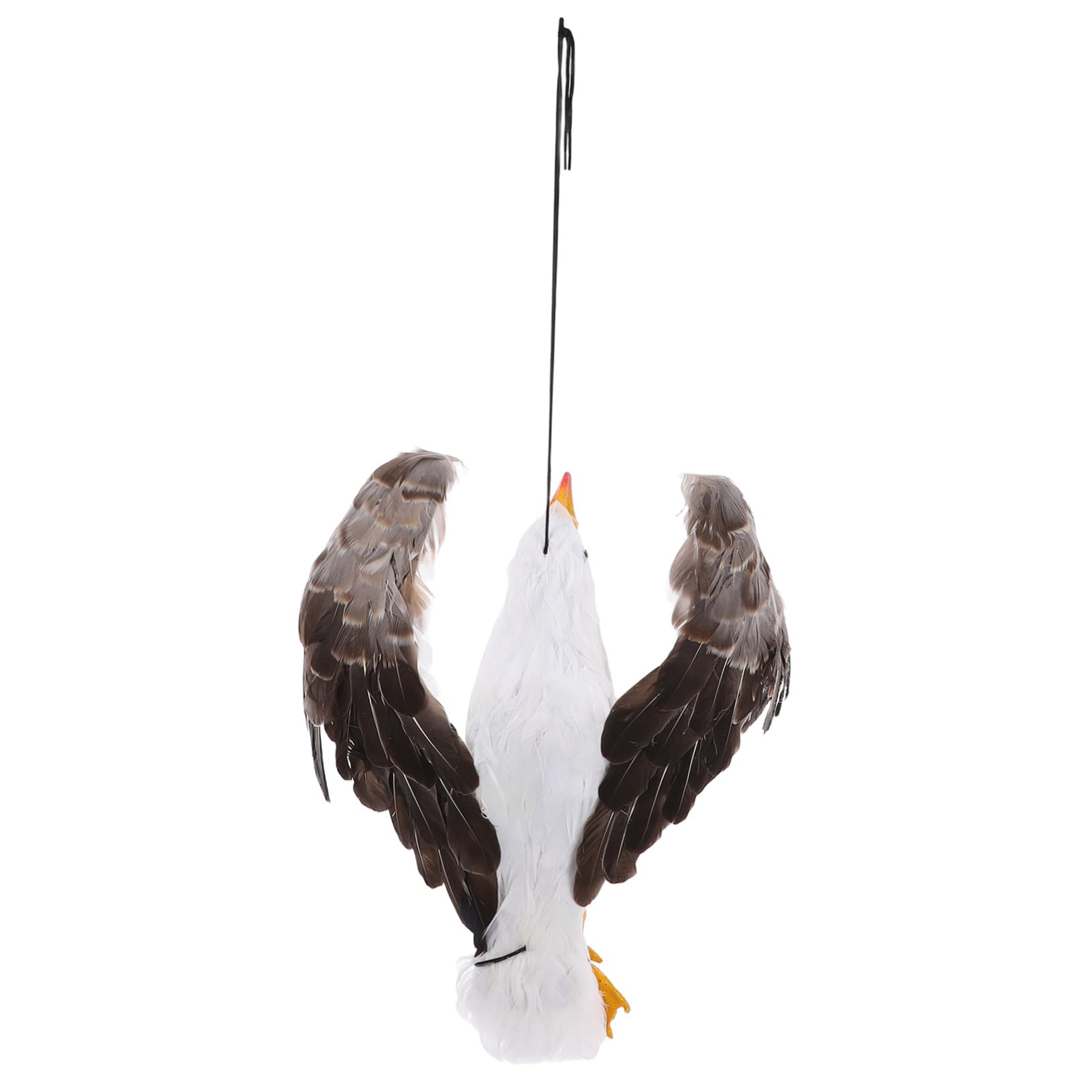 Mouette morte 1:1 en plastique et plumes pour effrayer les oiseaux