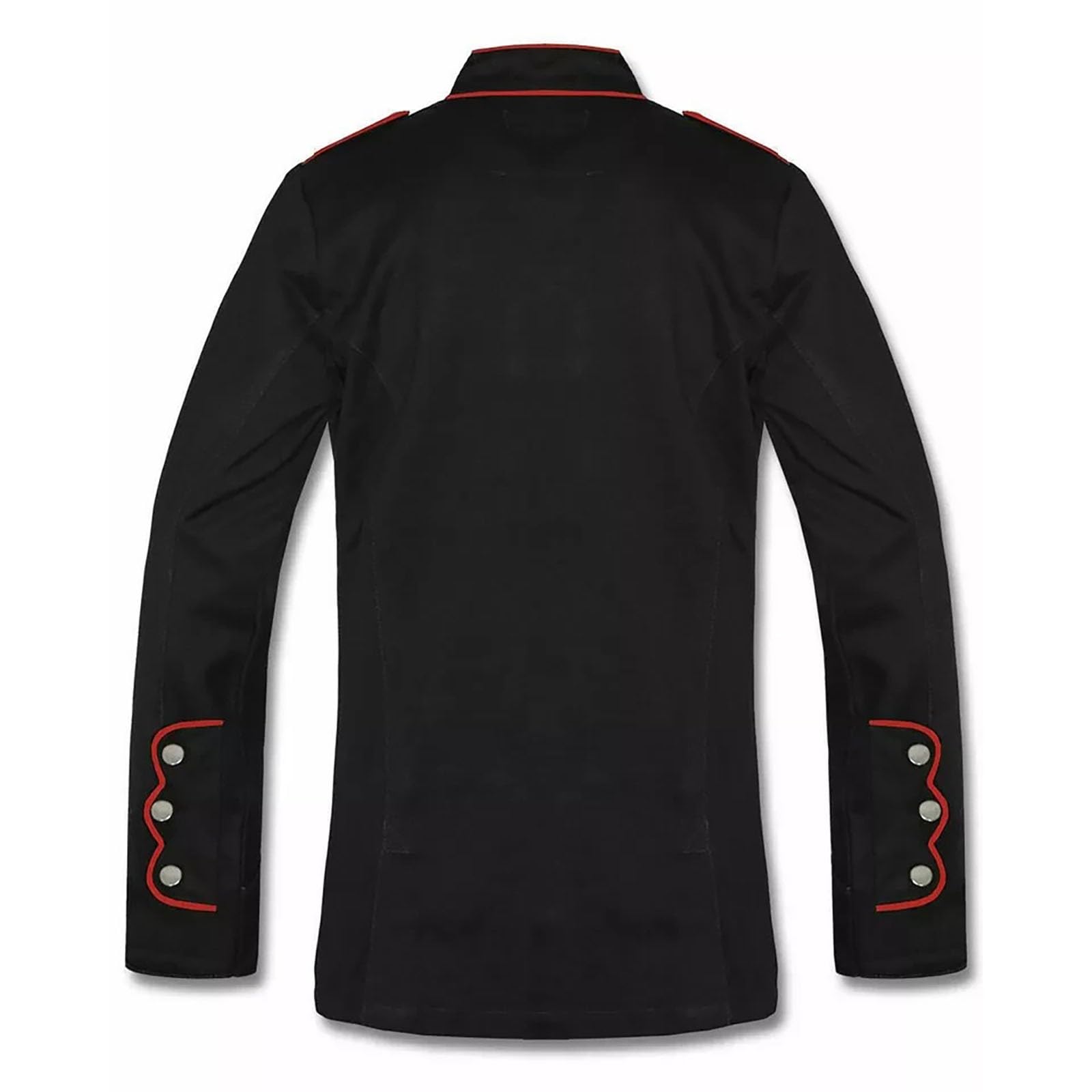 Generisch Veste de défilé Steampunk Napoléon pour homme - Style gothique punk militaire - Manteau de défilé Renaissance médiévale - Jupe de marche victorienne - Costume d'Halloween et de cosplay