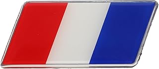 Autocollant Voiture Drapeau Français 6.5 X 3 Cm Protection Anti-Rayures Décoration Auto Patriotique Facile À Poser Accessoire Auto