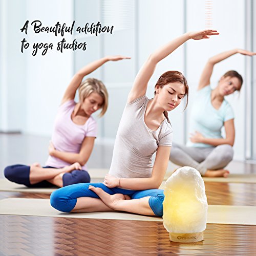 Large (8-11 Lbs,8.5-10") Pearl White Himalayan Salt Lamp Night Light Crystal Hand Carved Hymalain Rock Table Lamps,Thailand Rubberplatinum Base, Dimmable Touch Switch Control (3 Bulbs Included) #TOP4