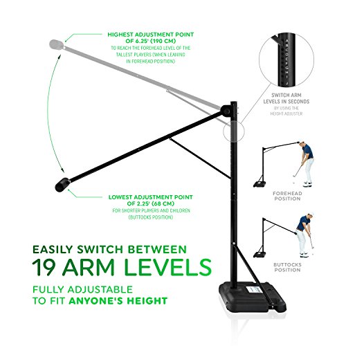 PRO-HEAD Golf Swing Trainer Golf Training Aid for All Golfers - Posture Correcting Tool (Portable) - Thumbnail 3