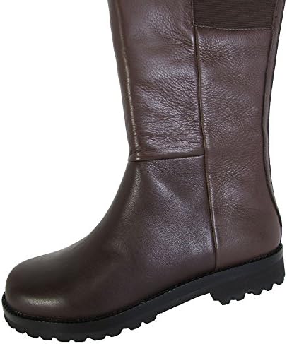 Gentle Souls Womens Winfield Leather Tall Stretch Boot Shoe, Brown, US 5.5 | Image 2