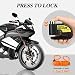 Linkax Lucchetto Antifurto Moto Bloccadisco Moto con Allarme Sonoro 110DB,Allarme Freno a...