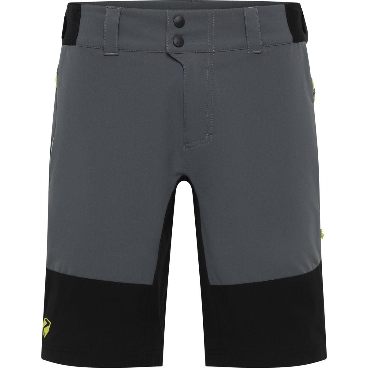 Ziener Męskie spodenki funkcyjne NIANDO-Z - outdoor/rower/czas wolny, szare, 52