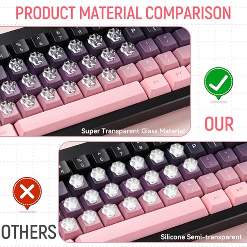 110 Adhesivos para Teclado con Diseño de Patas de Gato miniatura 4
