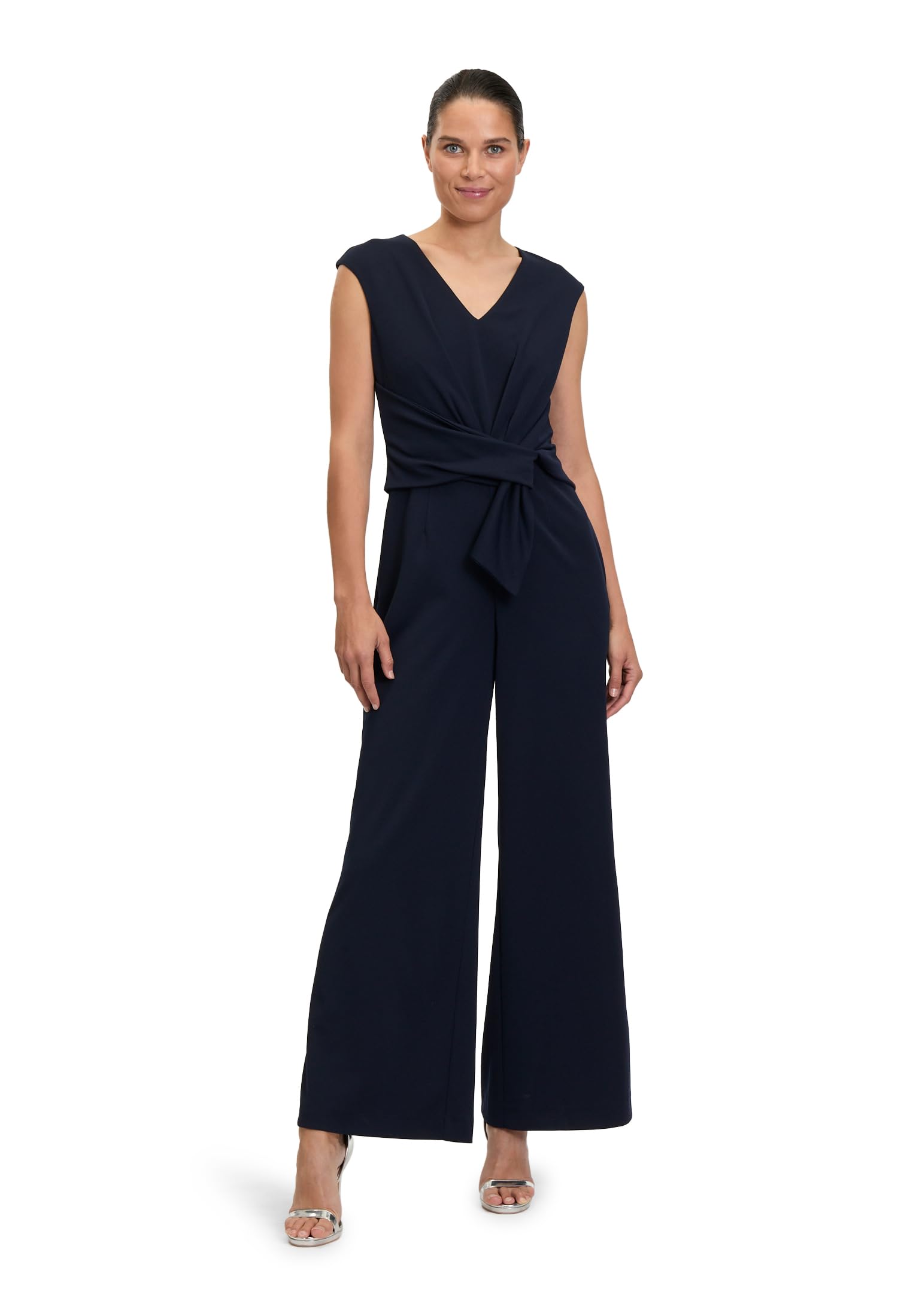 Vera Mont Damen Jumpsuit mit weitem Bein
