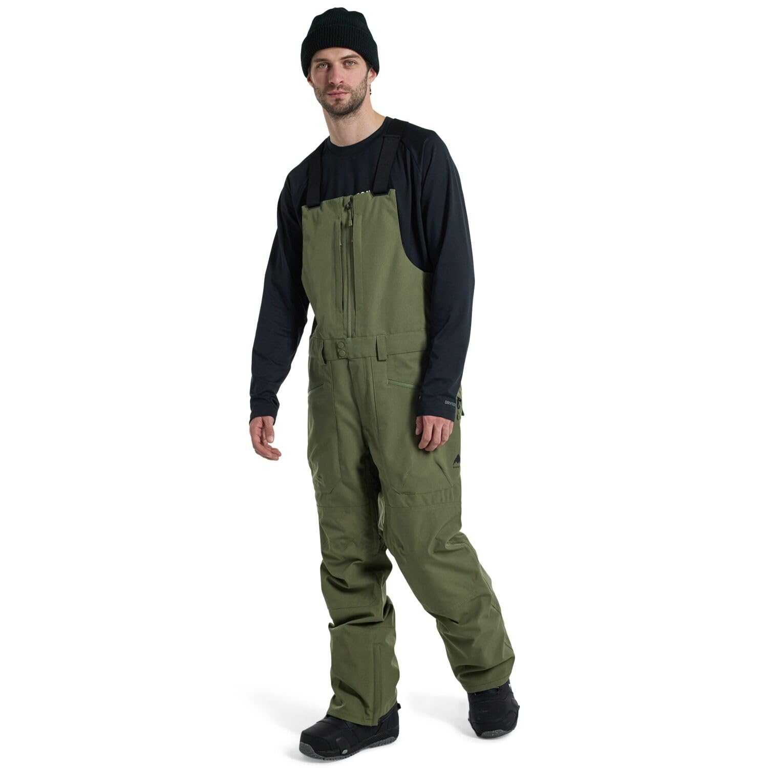 Burton - Ski-Latzhose/Snow Reserve Bib Forest Moss Herren – Grün