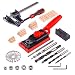 Produktbild NoCry Taschenloch Bohrschablone - 2-in-1 Jig und Holzdübel Set mit 78 Accessoires, inkl. Schraubzwinge, Bohrkronen, Schrauben, Dübel & Tragetasche