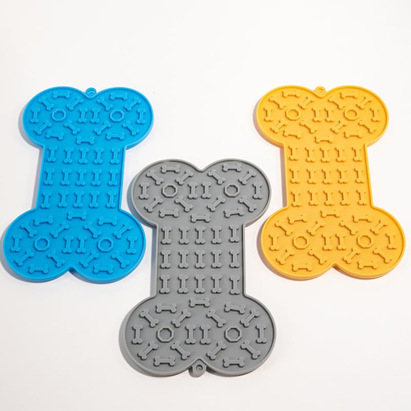 SEQ 4 in 1 Hunde Slow Feeder Set - Anti Schluck Napf Leckmatte Can Cover & Löffel - BPA Frei Silikon Saugfuß - für Kleine Hunde, Welpen & Flache Rassen Orange