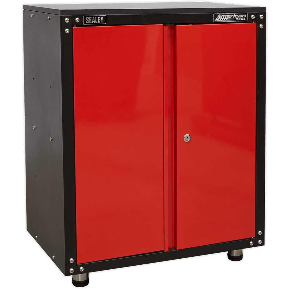 Sealey APMS81 Modular Cabinet with Worktop 2 Door, Multi-Colour, 665 mm