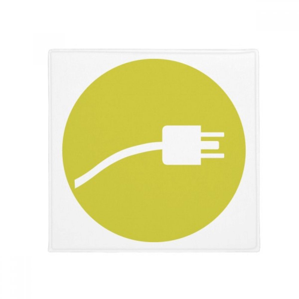 Pet Mat Place Tapis Motif Câble Jaune Cadeau Original pour la Maison
