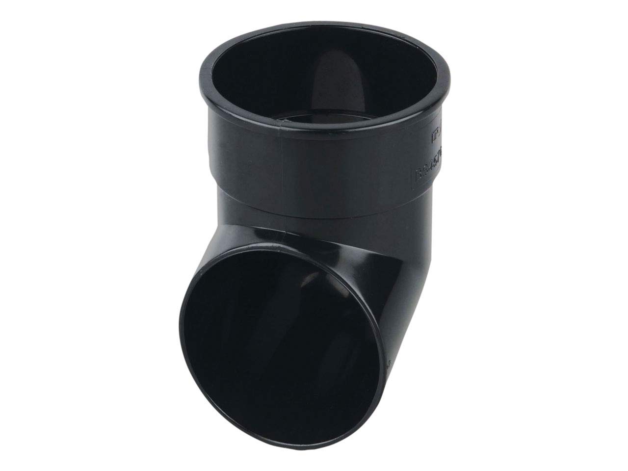 Wavin Osma RoundLine pipe shoe 68mm black 0T037B