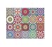 20 pcs Sticker carrelage mural sticker carrelage,Multicolore Mandala motif mode décor à la maison transferts couvre Peel & Stick bricolage décalcomanies pour Table de cuisine