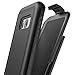 Galaxy S8 Tough Belt Case & Holster Clip, (Rebel Series) Dual Layer Drop Protection (Hard Cover + Soft TPU Lining) Impact Armor for Samsung S8 (by Encased Products) (Smooth Black)