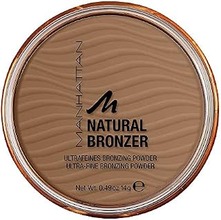 Manhattan Natural Bronzer, kolor 001 Sunlight Wodoodporny proszek do opalania dla spersonalizowanej cery 14 g