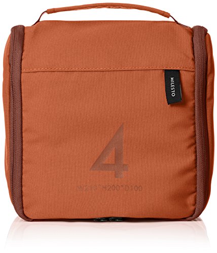 MILESTO ミレスト 旅行用便利グッズ 旅行用収納ポーチ 収納ケース 化粧品 撥水 4l バスルームオーガナイザー Utility 4L 20 cm オレンジ 橙 orange