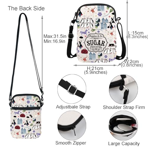 TGBJE Mary Inspired Crossbody Bag Mary Fans Gift Mary Musical Merchandise Musical Film Gift Mary Movie Fans Messenger Bag (Sugar 1964 CB)2