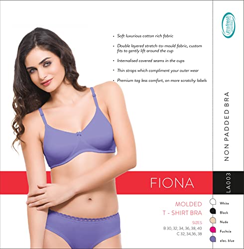 Image of Laavian Women's Cotton Non Padded Non-Wired Regular T-Shirt Bra