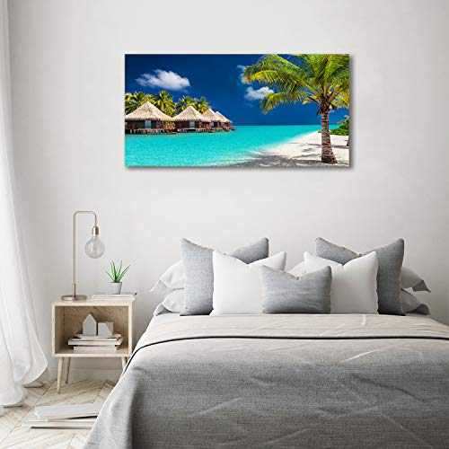 Tableau plexiglas 140x70 cm anti-reflet et incassable Maldives - 4