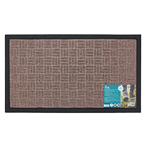 JVL deurmat van tapijt en rubber Home Office, ouders beige