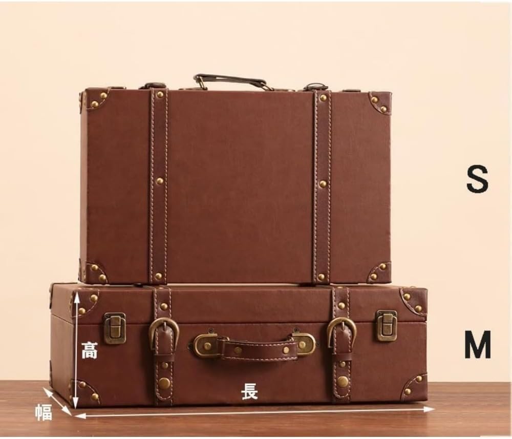Amazon | [Arfobug] レトロなスーツケース、ヴィンテージレザースーツ