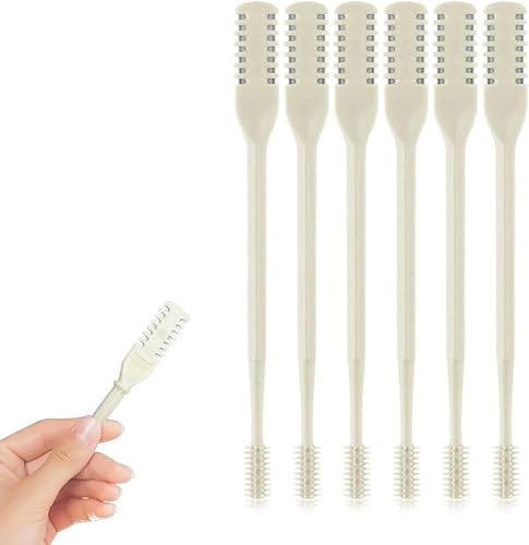 Miniatura 14 de Cortador de pelo nasal 2 en 1, herramienta de eliminación de vello de fosa nasal de 360°, cuchillo de nariz de doble cara, recortador de vello