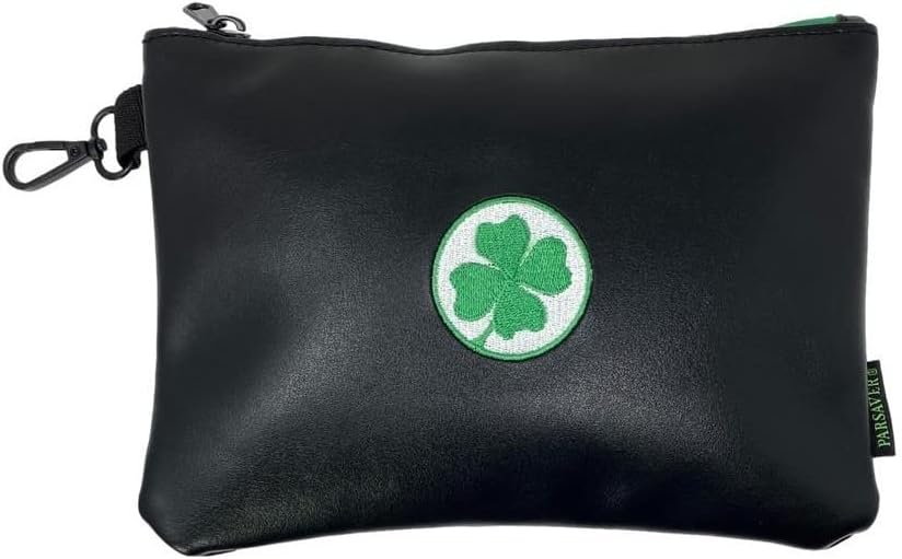 Players Clover Valuables Pouch Review | Golf Accessories Players Clover Valuables Pouch - A Must Golf Accessories Bag - Safely Store Jewelry Phone - Phone Wallet Golf Pouch - Lucky Chip Golf Pouch