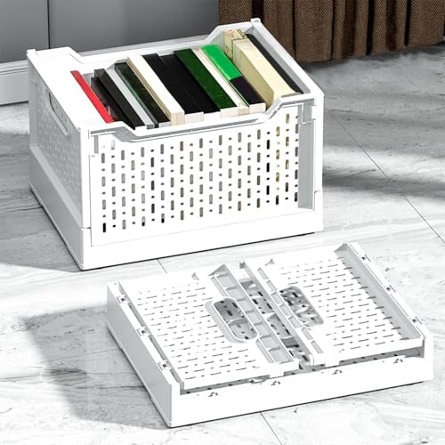 Caisse pliante et bac de rangement portable à roulettes multiusage