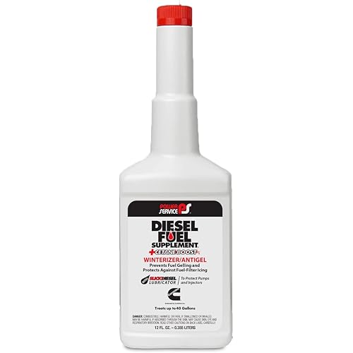 Power Service Diesel Fuel Supplement Antigel 12 oz, Pack of 1, White, (1012-09)