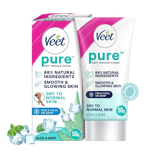 Veet Pure Hair Removal Cream for Women For Dry To Normal Skin - 50g (B0D7QG2QSR) Amazon Price History, Amazon Price Tracker