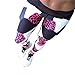 Produktbild Robemon Yoga Leggings Damen Sport Gym Kontrastfarbe Yoga Workout Mid Waist Geometrischer Druck Bodycon Running Hosen Fitness Elastische Leggings