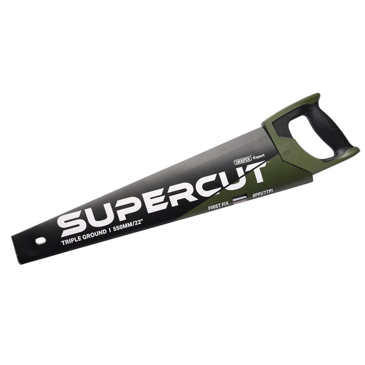 Draper 04829 Supercut First Fix Triple Ground Handsaw, 550mm/22", 7tpi/8ppi, Silver, 1 - Image 3