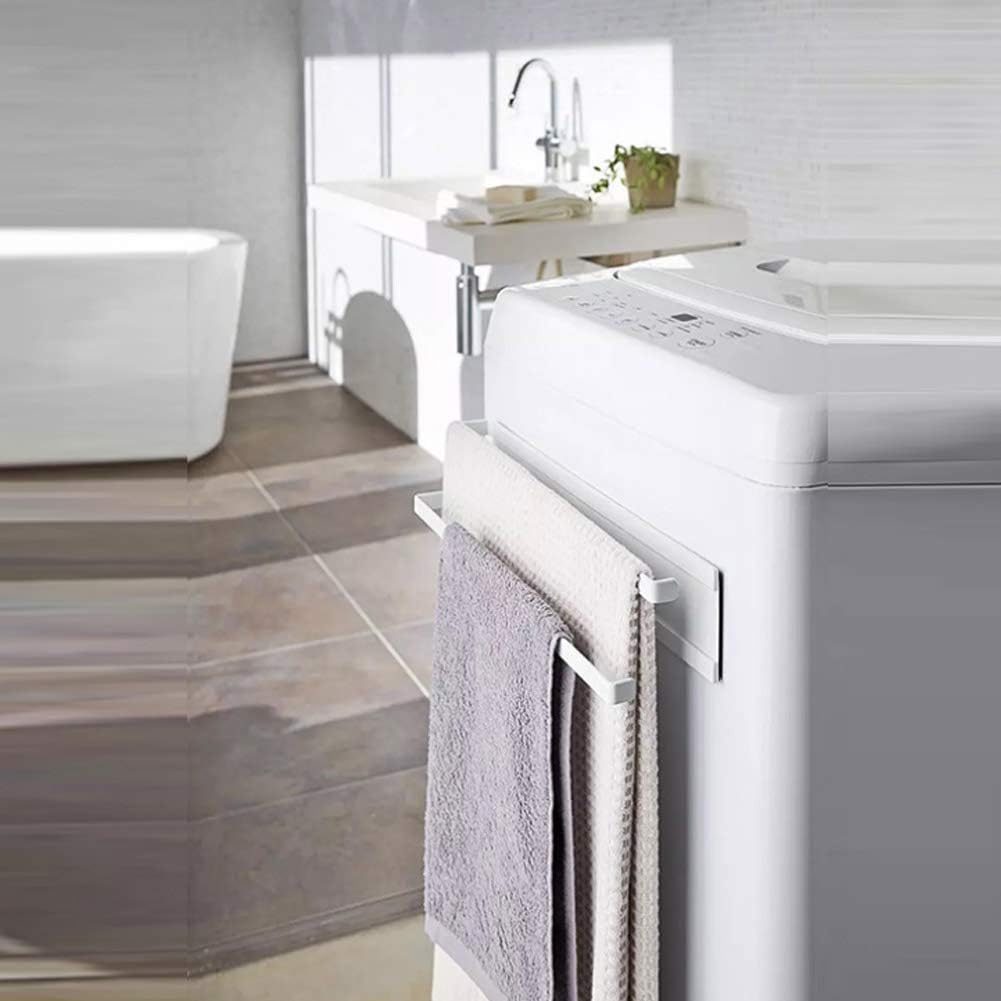 Double Towel Rack, Iron Bath Towel Bar Wall Mounted Bathroom Hand Long Hanger Wall Mounted Accessories for Kitchen Home Decor