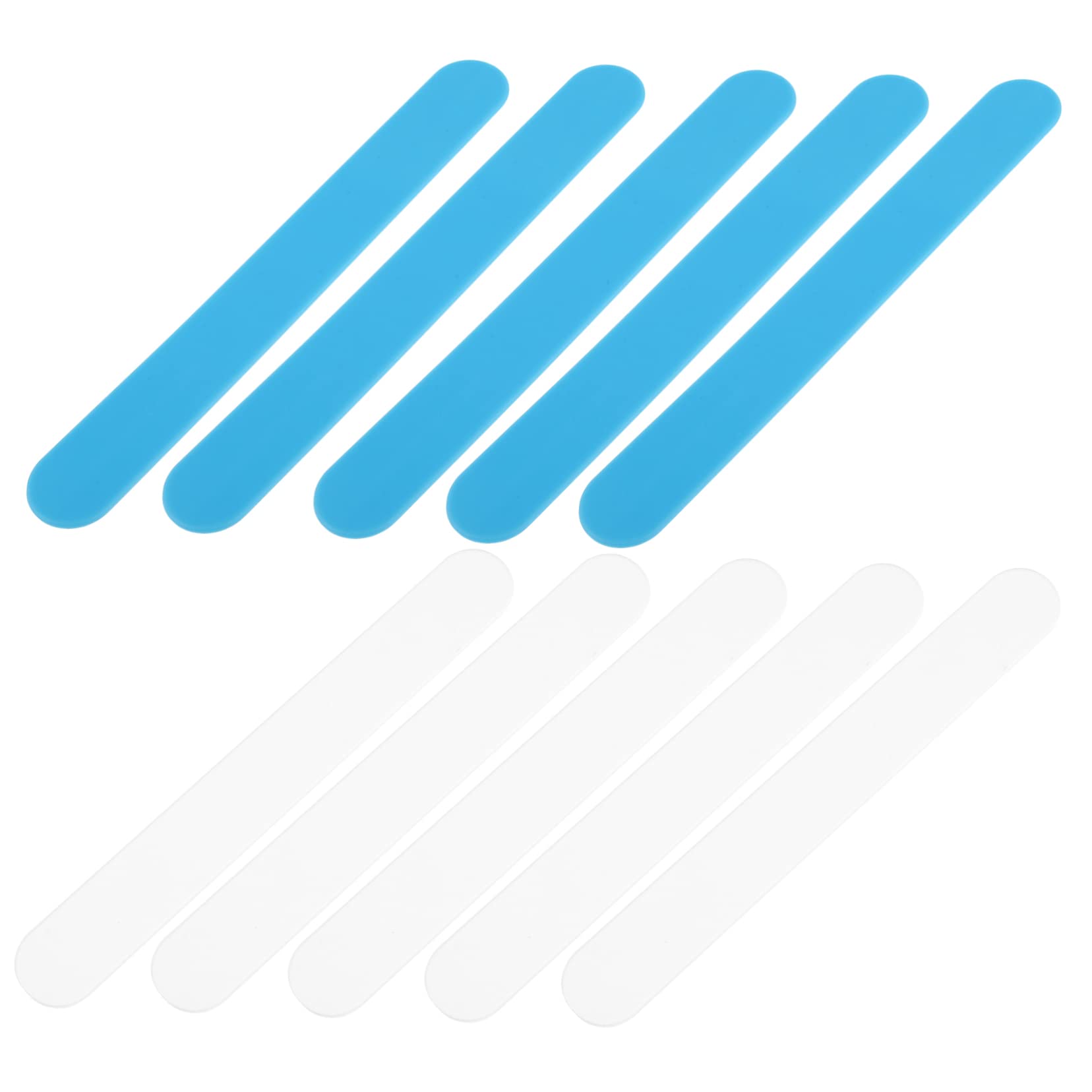 HOMOCONO 20pcs Stirring Rod Senior Depressors Non- Coffee Stir Sticks Paint Stir Sticks Popsicle Sticks for Crafts Hospitals Epoxy Pp re-usable