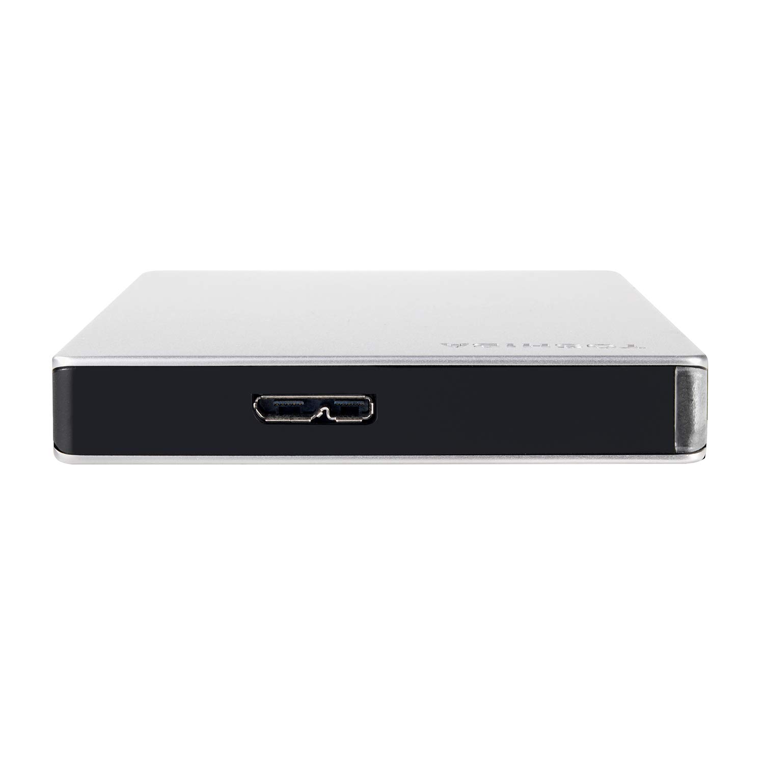 Toshiba Disco Duro Externo portátil Canvio Slim de 2 TB, USB 3.2, 1ª generación, Aluminio, Plateado (HDTD320XS3EA)