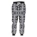 Negro 3D Bandana Paisly Impreso del Basculador De Los Pantalones Ocasionales Pantalones Deportivos Pantalones Deportivos Anacardo Flower Hombres Corredor De Larga Pantalones Bandana 4XL