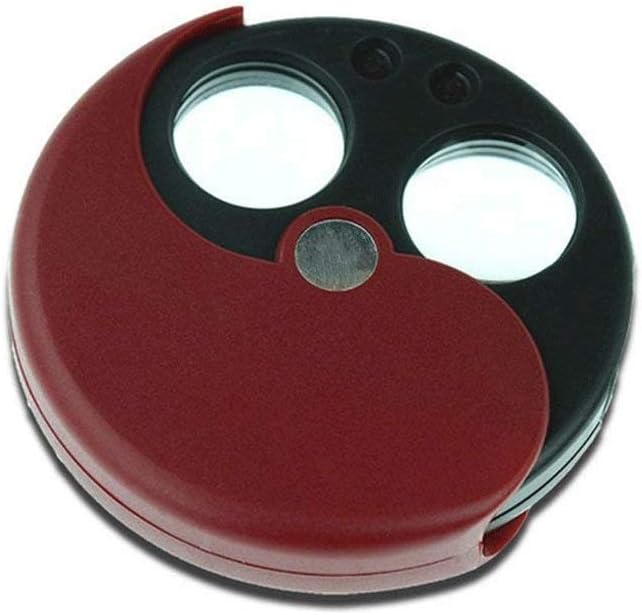 5X-12X Magnifier,Mini Magnifier,Foldable Jewelry with Bright Light ，for Gems, Coins, Stamps, etc
