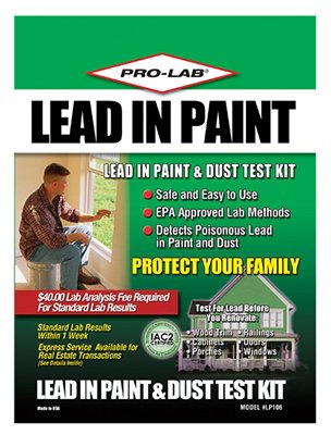 Pro Lab LP106 Lead In Paint & Dust Do It Yourself Test Kit