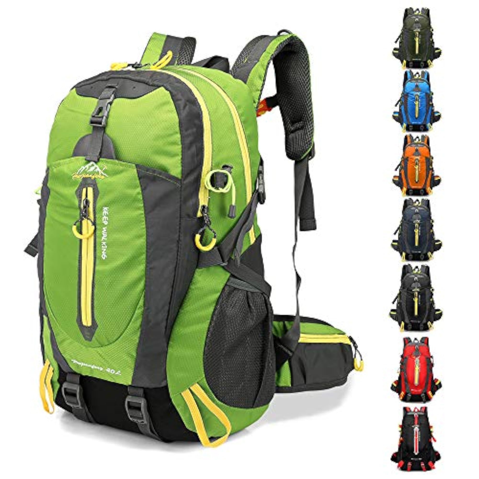 40L Water Resistant Travel Backpack for Hiking and Climbing