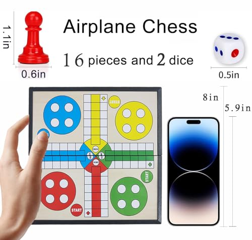 Kidami QB570 Magnetic Ludo Travel Board Game Set thumb #3