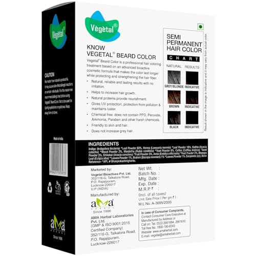 Vegetal Safe Hair Color -Soft Black 25gm Pack de 2 miniatura 2