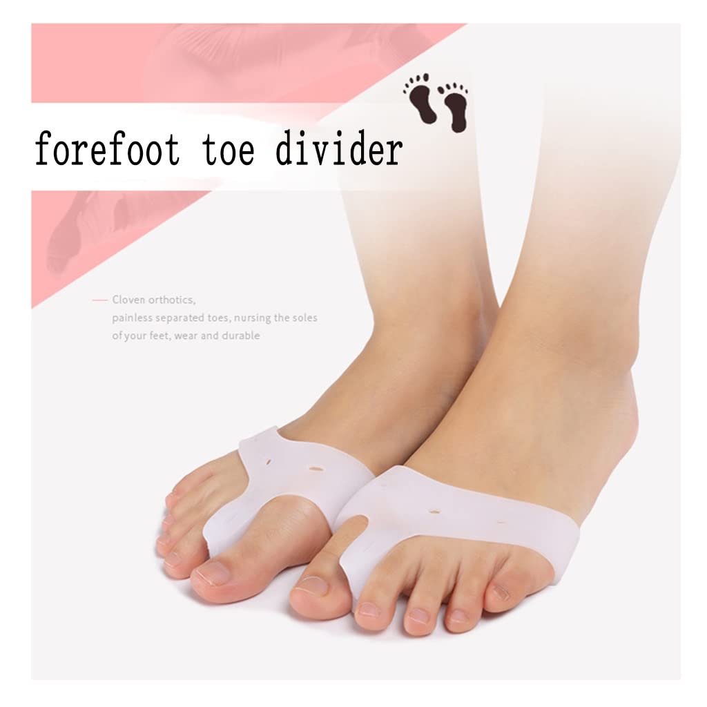 Almohadilla de Alivio de juanetes, separadores de un Dedo, Corrector de juanetes, Almohadillas para Bolas de pies, Hallux Valgus, alisadores de Dedos, Protector de juanetes