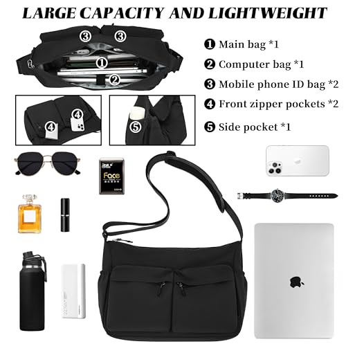 FSD.WG Crossbody Messenger Bag for men Shoulder Bag Large Capacity Laptop Bag Casual Bag3